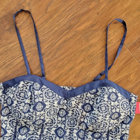 Summer Sundress Blue NWT Never Worn Size Medium Dress - Picture 5 of 11